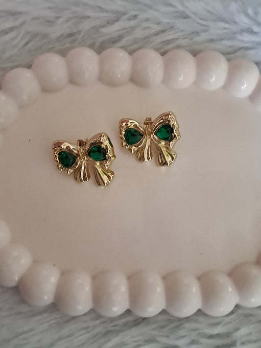Pretty Bow Antitarnish Earrings
