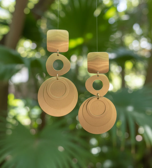 Sara Handmade Brass Earrings