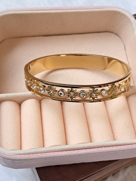 Million Stars Antitarnish Cuff Bracelet