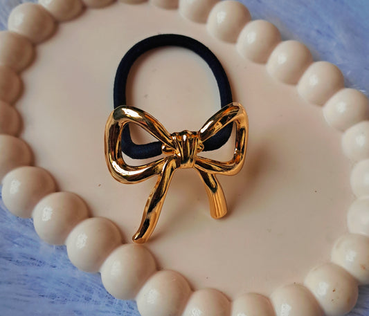 Classic Bow Antitarnish Hair Ties