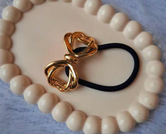 Knot Bow Antitarnish Hair Ties