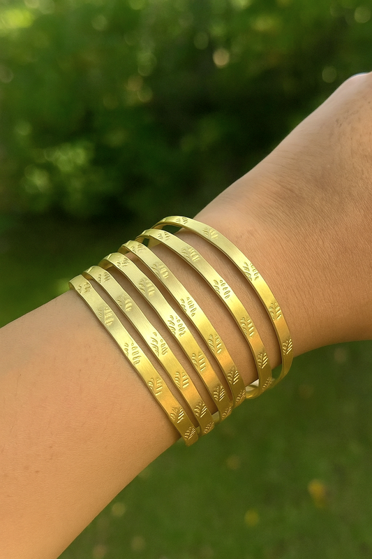 Mira Handmade Brass Cuff