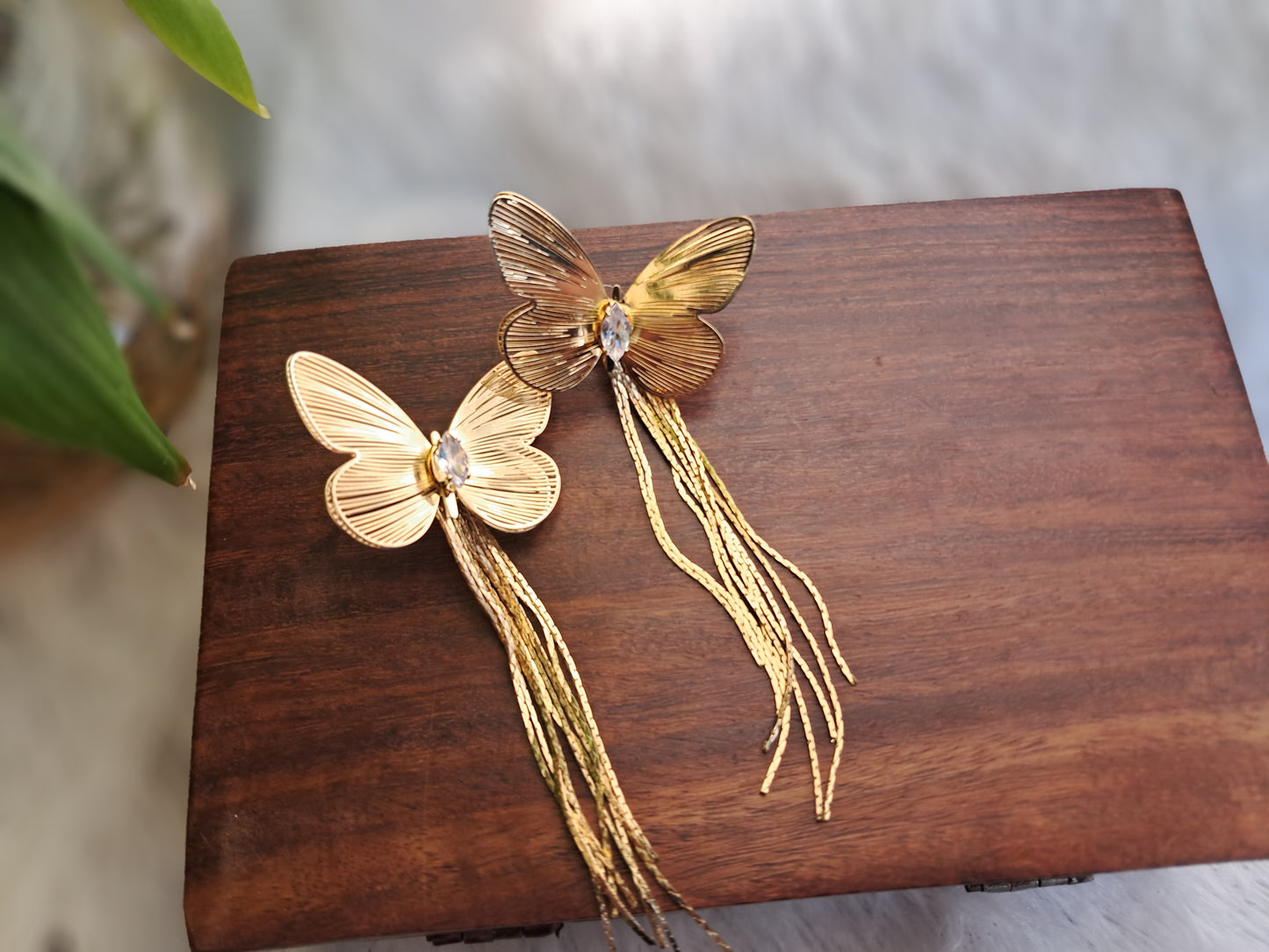 Statement Titli Drop Antitanish Earrings